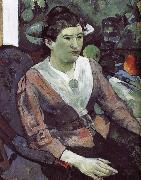 Paul Gauguin Cezanne s still life paintings in the background of portraits of women Spain oil painting artist